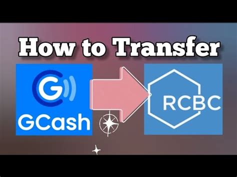 GCASH TO RCBC BANK TRANSFER 2022.